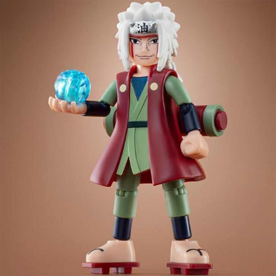 Blokees Naruto Shippuden Galaxy Version 02 figure showing Naruto in a dynamic pose, with galaxy-themed design and vibrant colors.