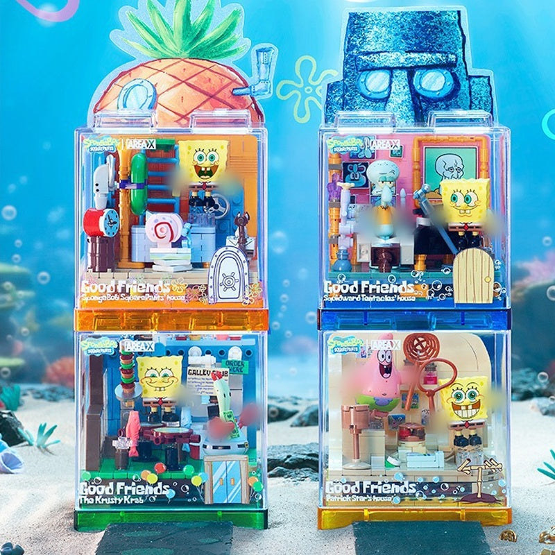 AreaX] SpongeBob SquarePants | Patrick's Stone House 270 PCS
