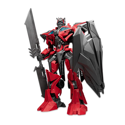 Transformers Classic Class 24 Sentinel Prime action figure from Dark of the Moon by Blokees, detailed robot with blue and gray armor.