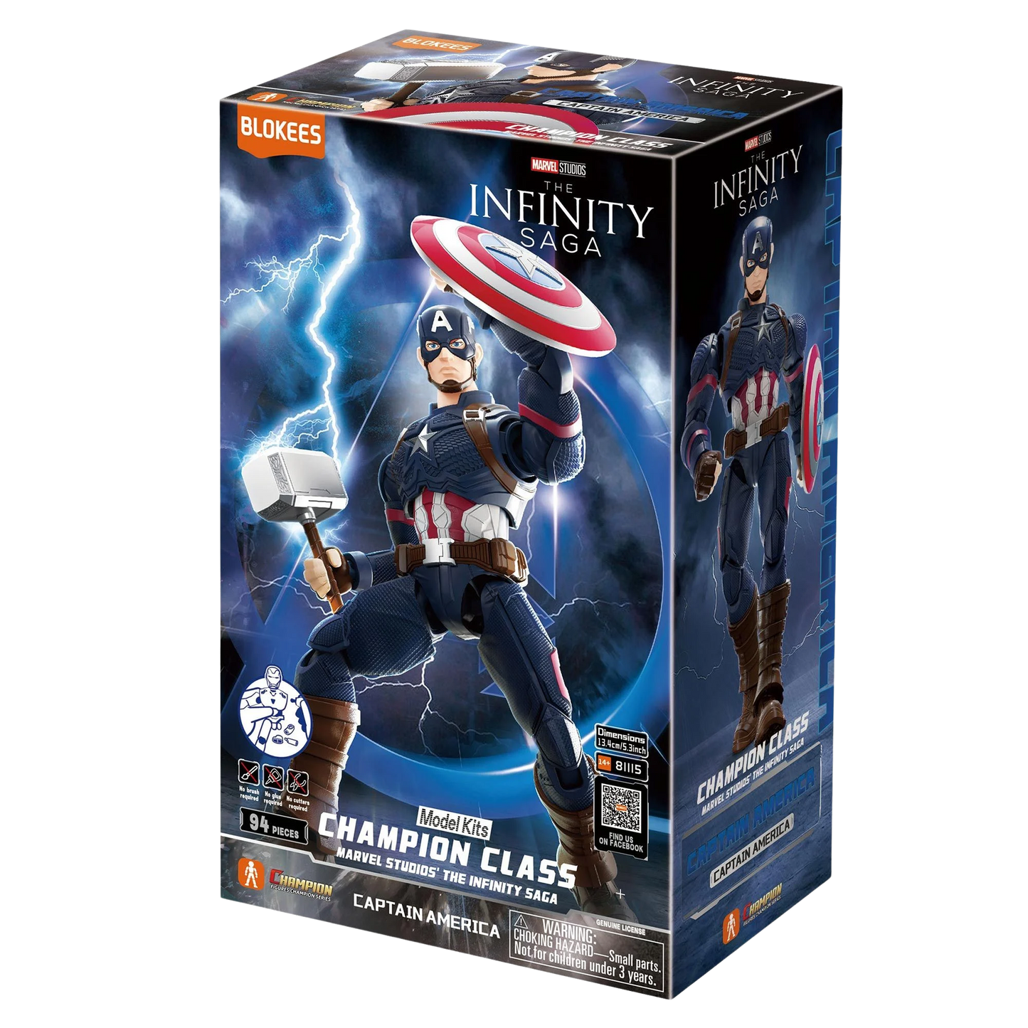 Blokees Marvel Champion Class 03 - Captain America
