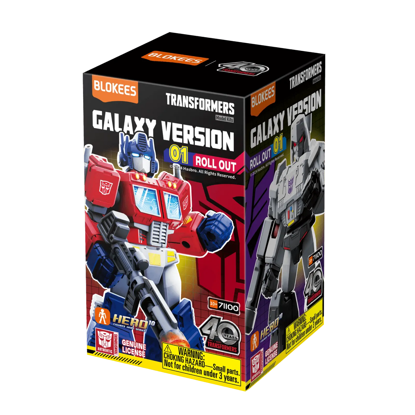 Blokees Transformers Galaxy Version 01 Roll Out