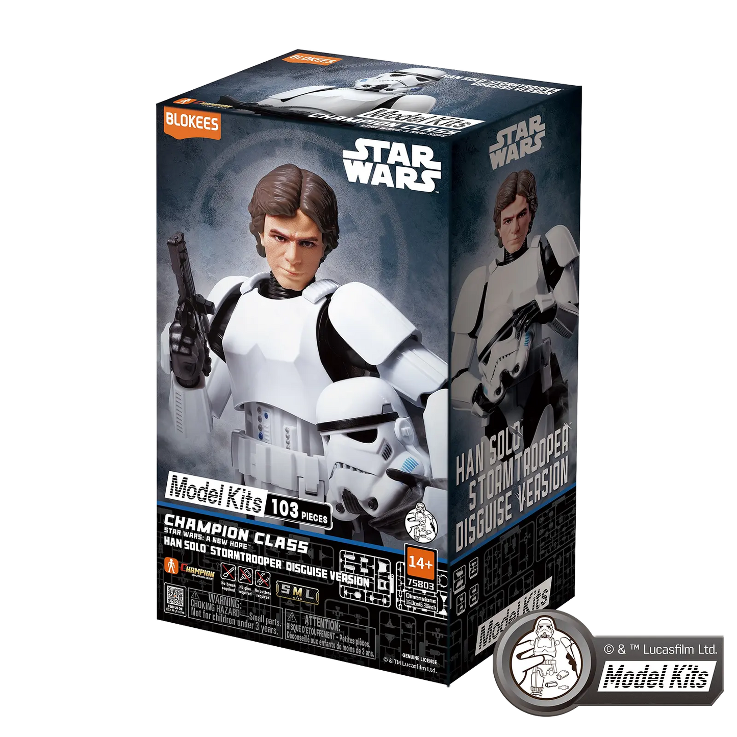 Blokees Star Wars CC03 HAN SOLO Stormtrooper Disguise Version