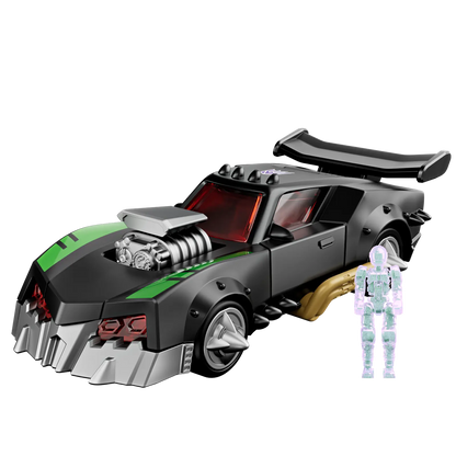 Blokees Transformers C03 Wreck'N Rule 2 wheels displayed in a group, featuring detailed design and vibrant colors.