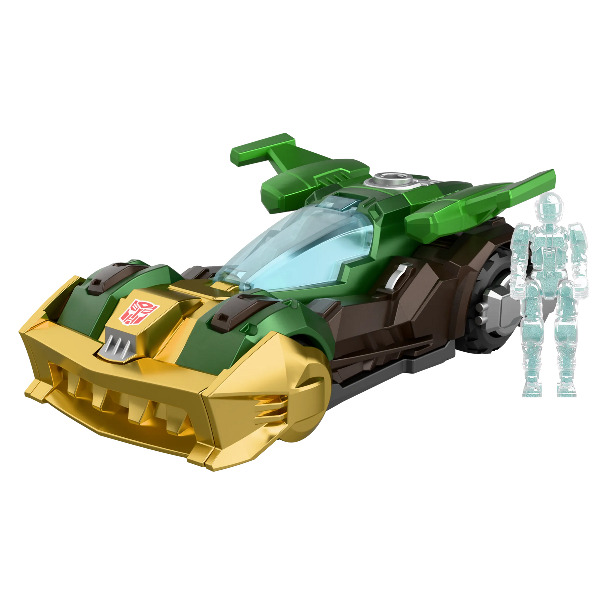 Blokees Wheels Transformers C02 Wreck'N Rule set of detailed toy vehicle wheels on a black background.