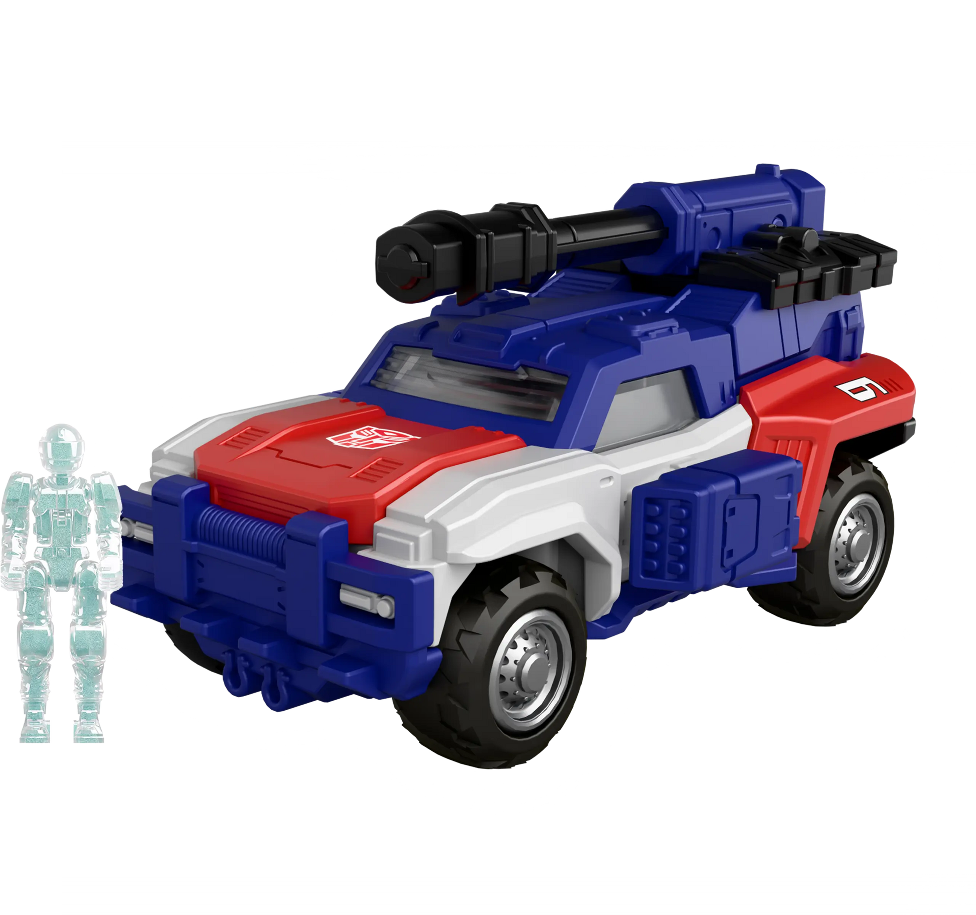 Blokees Transformers C02 Wreck'N Rule Wheel set showing detailed, colorful robot-themed wheels for action figures or collectibles.
