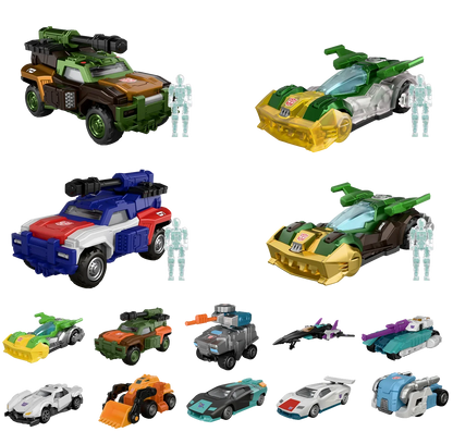 Blokees Transformers C02 Wreck'N Rule wheel set featuring detailed automotive-style wheels for action figures.