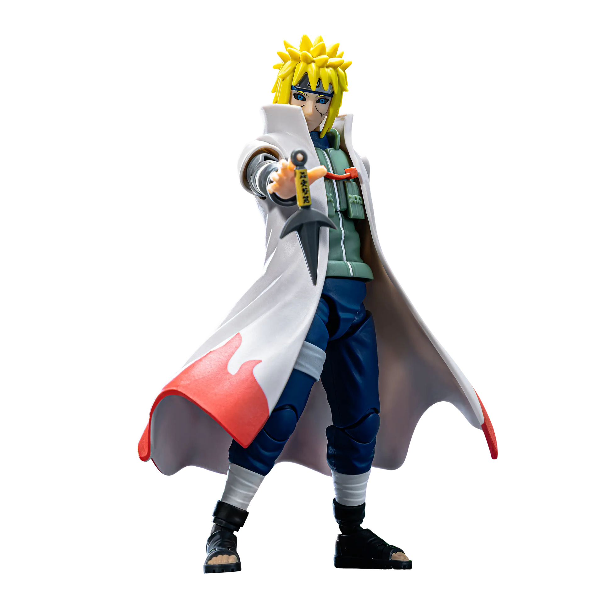 Naruto Champion Class 03 Minato Namikaze (Reanimation) action figure by Blokees, detailed pose and vibrant colors.