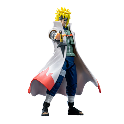 Naruto Champion Class 03 Minato Namikaze (Reanimation) action figure by Blokees, detailed pose and vibrant colors.