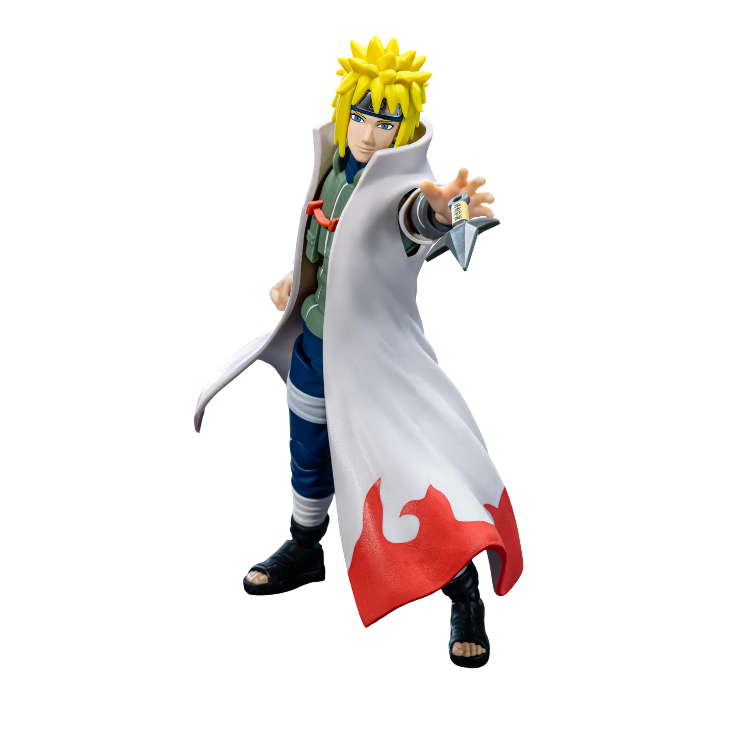 Champion Class Naruto Minato Namikaze Reanimation figure by Blokees, detailed action pose from the Naruto anime series.