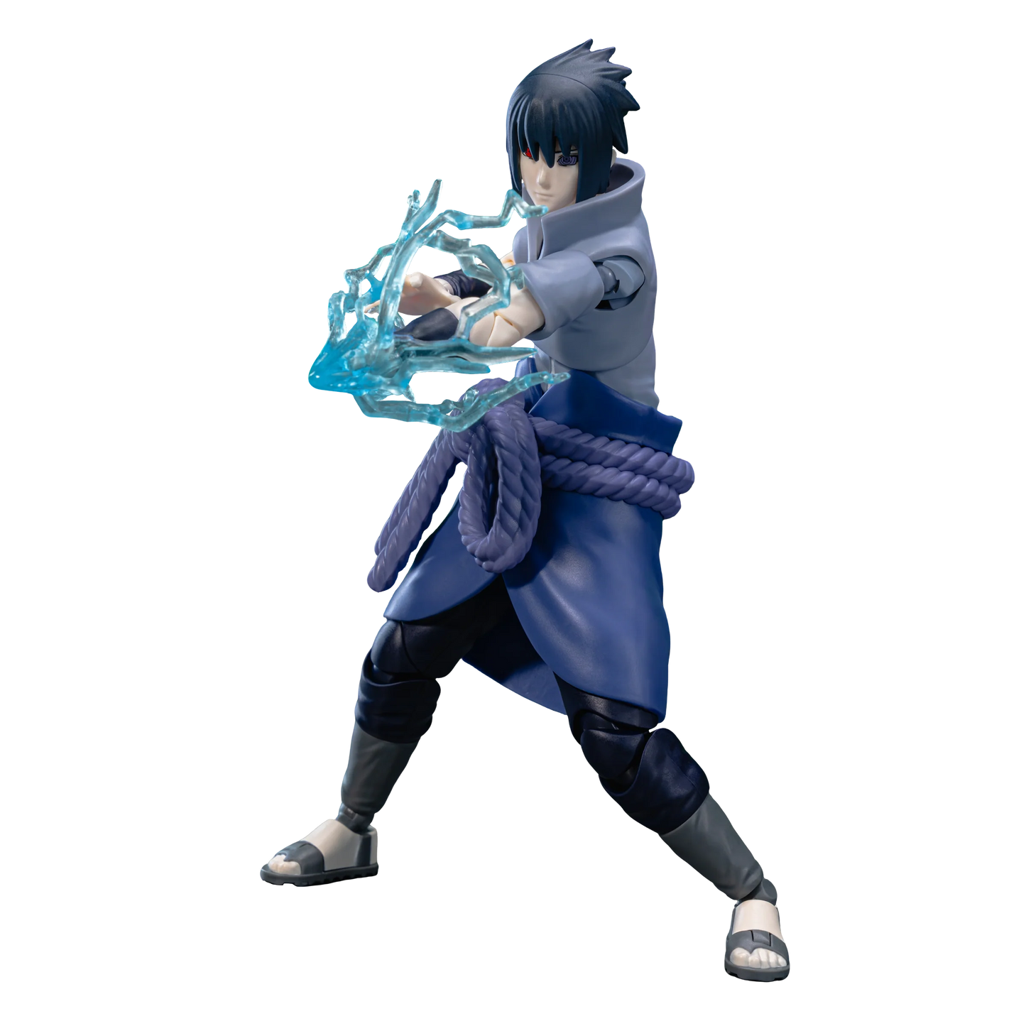 Naruto Champion Class 04 Sasuke Uchiha figure by Blokees, detailed anime collectible with iconic character design.