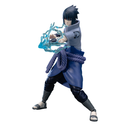 Naruto Champion Class 04 Sasuke Uchiha figure by Blokees, detailed anime collectible with iconic character design.