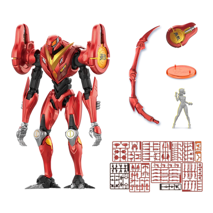 Marvel Rivals Champion Class Peni Parker SP//DR suit model kit by Blokees, featuring detailed mask and suit components.