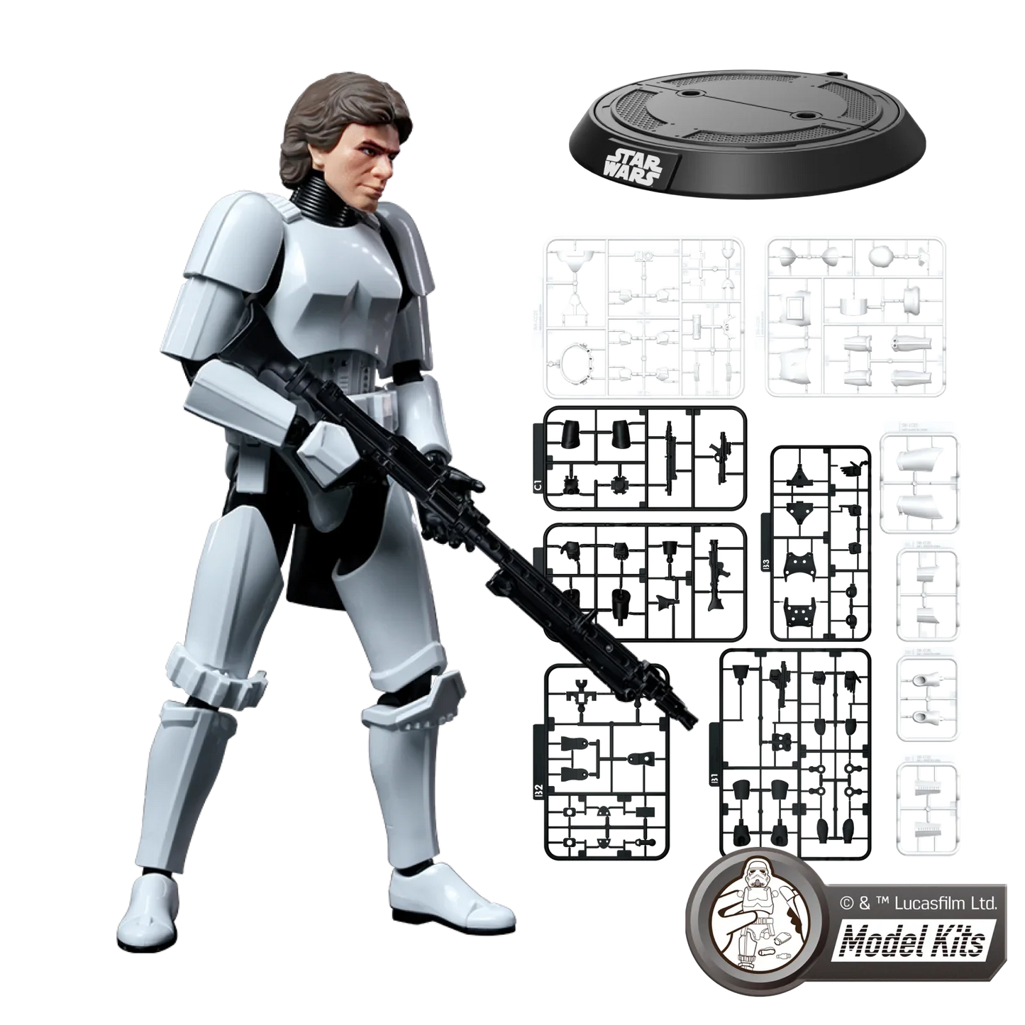 Blokees Star Wars CC03 HAN SOLO Stormtrooper Disguise Version