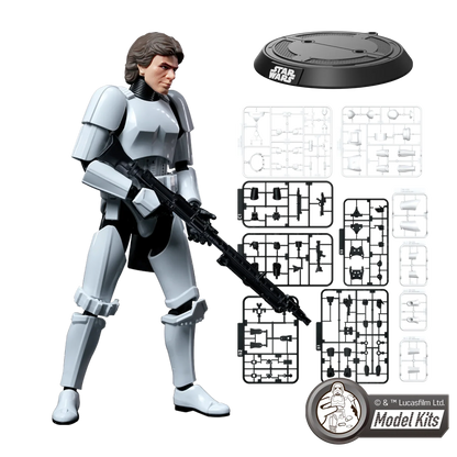 Blokees Star Wars CC03 HAN SOLO Stormtrooper Disguise Version