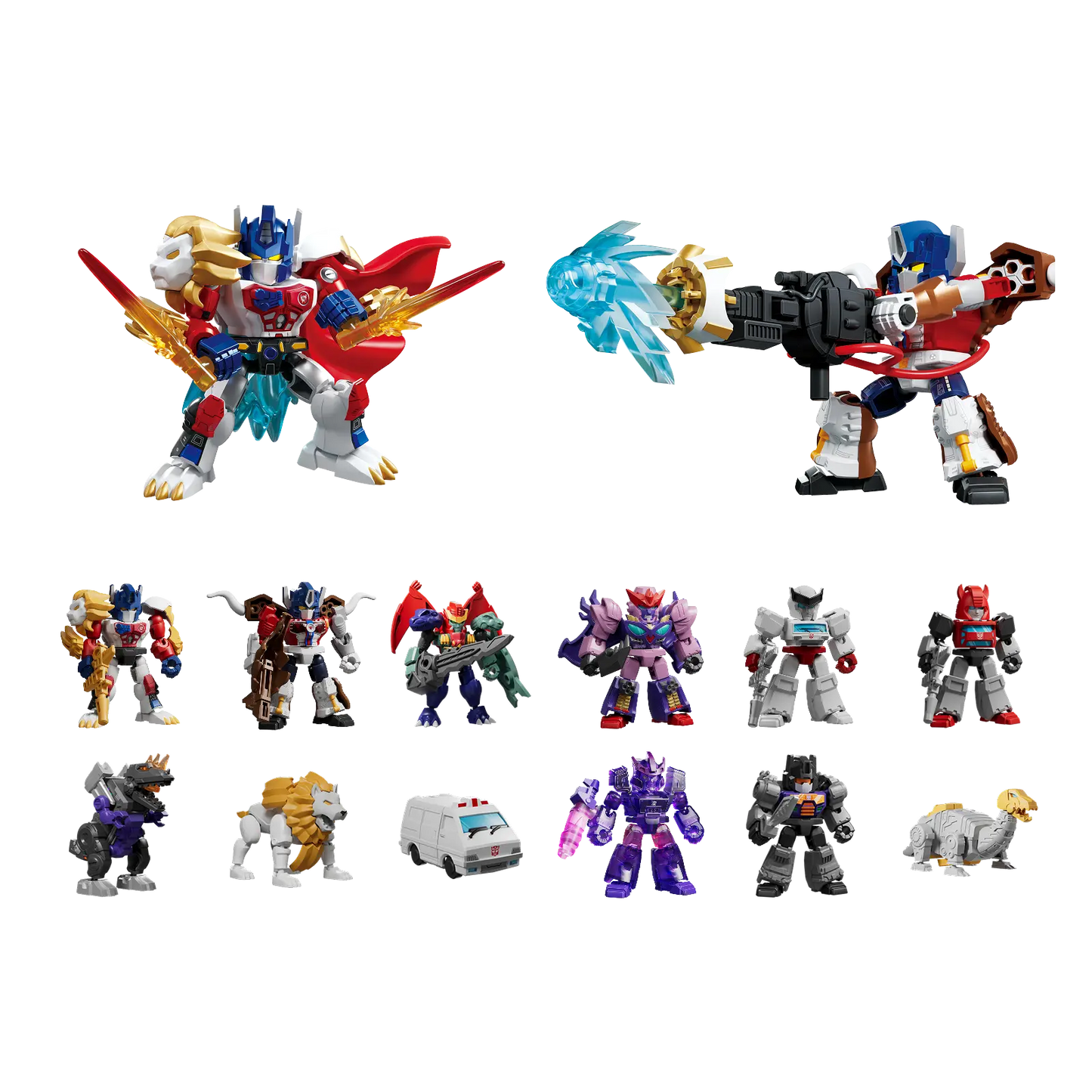 Blokees Transformers Defender Version 07 Power of the Beast action figure in robot mode, detailed with armor and vibrant colors.