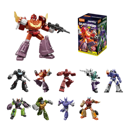 Blokees Transformers Galaxy Version 10 One Shall Stand action figure in robot mode with detailed design and vibrant colors.