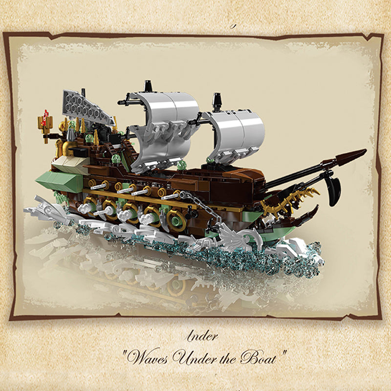 Mould King 10067 Flying Dutchman Ship In a Bottle 2,499 PCS
