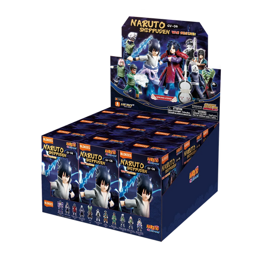 Blokees Naruto Shippuden Galaxy Version 04 War Begins figure in rectangle image, featuring detailed design and vibrant galaxy-themed colors.