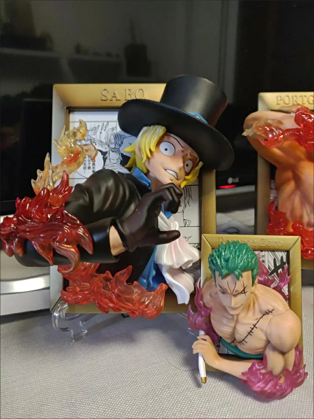 One Pieces King Sabo Ace Luffys Three Brothers Large Photo Frame