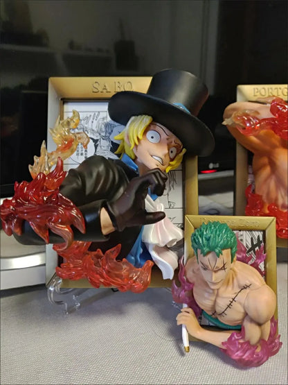 One Pieces King Sabo Ace Luffys Three Brothers Large Photo Frame