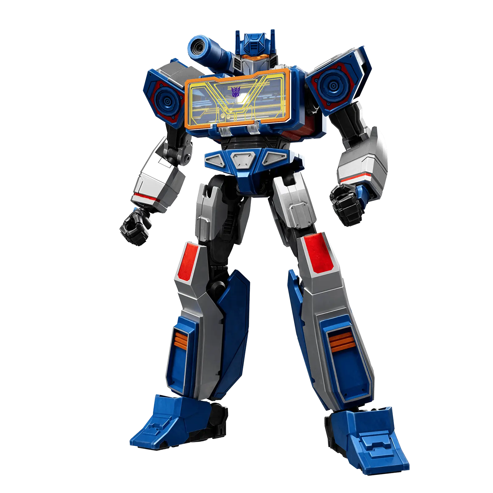 Classic Class Transformers One Soundwave figure by Blokees, showcasing detailed design and vibrant colors.