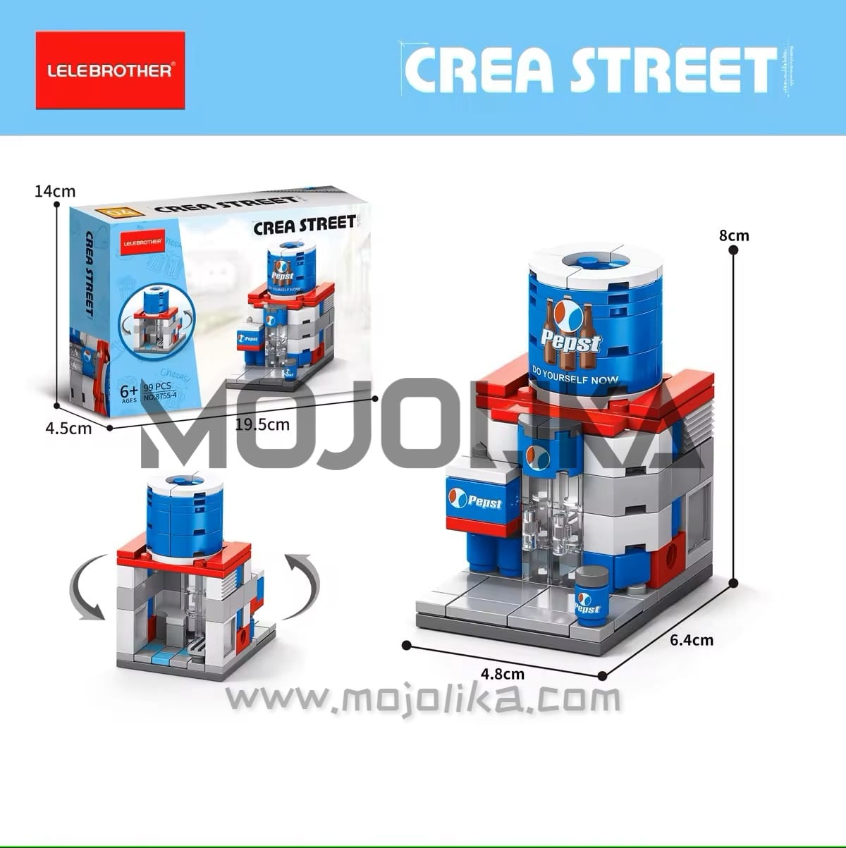 Various Street Scene Mini Blocks