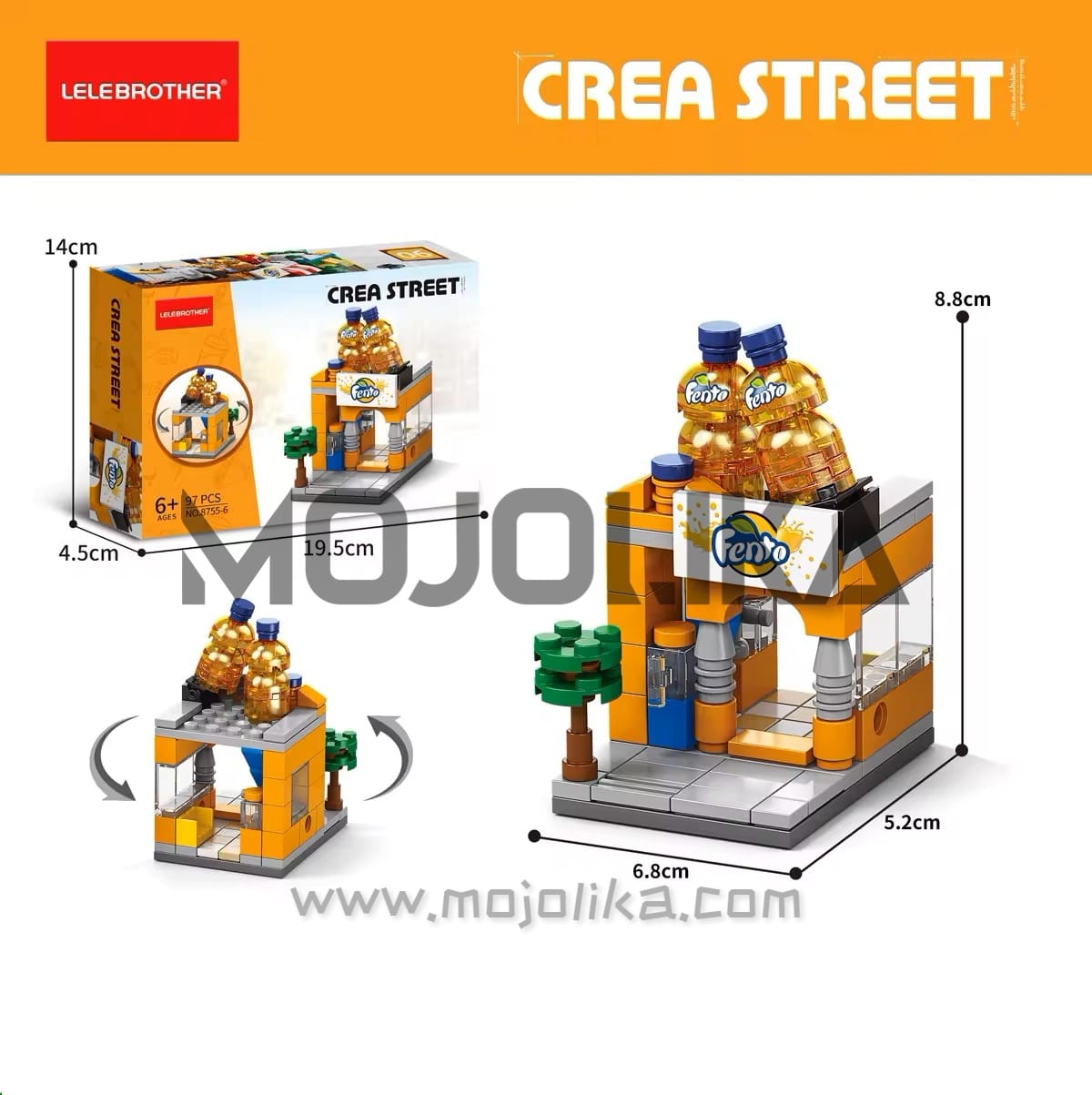 Various Street Scene Mini Blocks