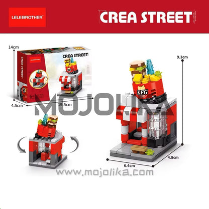 Various Street Scene Mini Blocks
