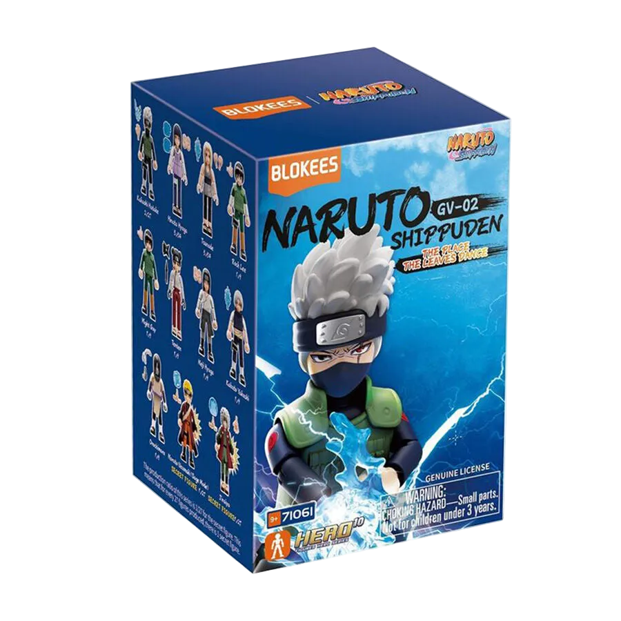 Blokees Naruto Shippuden Galaxy Version 02 action figure with vibrant galaxy-themed design and detailed character features.
