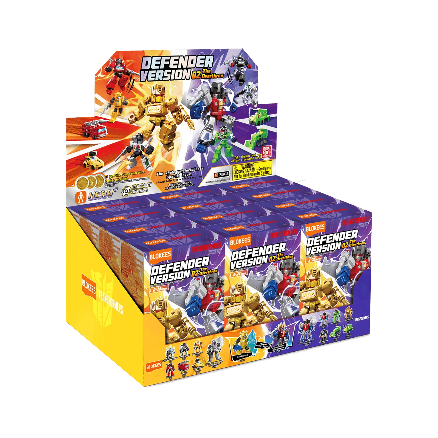 Blokees Transformers Defender Version 02 The Overthrow