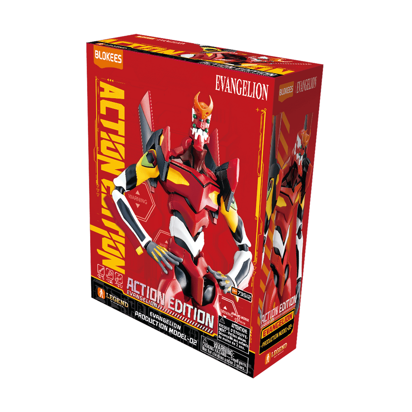 Blokees | Evangelion Production Model-02 Action Edition