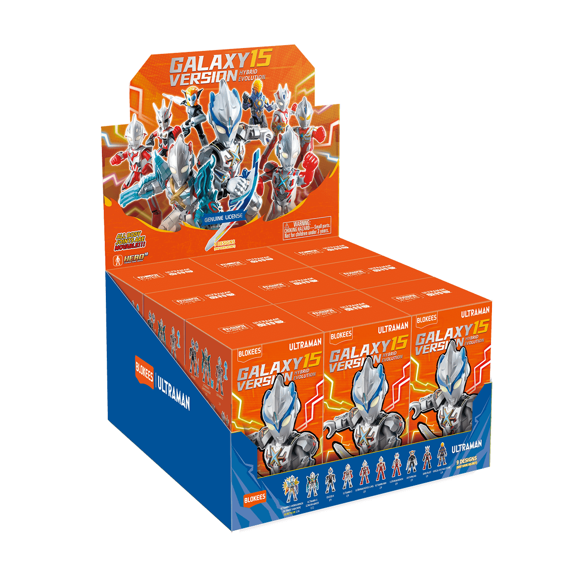 Blokees Ultraman Galaxy Version 15 - Hybrid Evolution - Mojolika Brunei