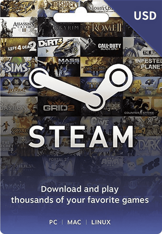 Steam Wallet Global (USD)